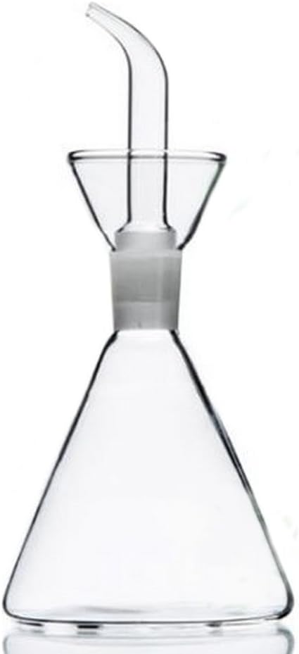 ELETON Olive Oil Dispenser Bottle Glass with No Drip Bottle Spout -Pourer Dispensing Bottles for Kitchen - Olive Glass Dispenser to Control Cookin...