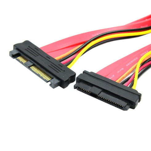 chenyang SFF-8482 Extension Cable SAS 29Pin SFF-8482 Male to SFF-8482 Female Hard Disk Drive Extension Cable 0.5m...