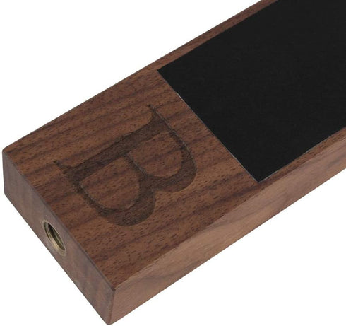 Monogrammed B Chalkboard Beer Tap Handle for Home Brew Kegerators, Home Bar, Kegerator Tap Handles, Gift for Him, 8 Inch Tall Walnut Wood...