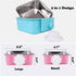 Love Dream Crate Dog Cat Bowls, Removable Stainless Steel Hanging Pet Cage Bowls Kennel, Food Water Feeder Bowls with Bolt Holder for Puppy Cat Ra...