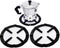 2 Pack Iron Gas Stove Cooker Plate Coffee Moka Pot Stand Reducer Ring Holder...