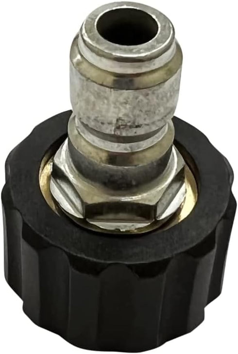 Simpson Cleaning 7101772 Replacement QC Plug Adapter Up to 4000 PSI, Steel, 3/8-Inch, Female M22, Silver...