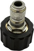 Simpson Cleaning 7101772 Replacement QC Plug Adapter Up to 4000 PSI, Steel, 3/8-Inch, Female M22, Silver...