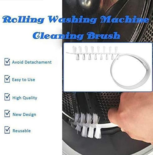 Arinda Rolling Washing Machine Cleaning Brush Cleaning Brushes for Home Durable Nylon...