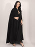 Unicra Halloween Hooded Cloak Black Long Party Cape Renaissance Cosplay Costume Robe with Rhinestone Brooch for Women and Men...