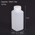 uxcell Plastic Lab Chemical Reagent Bottle, 120ml/ 4oz Wide Mouth Sample Sealing Liquid/Solid Storage Bottles, White 10pcs...