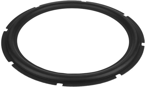 Universal Rim Woofer Bass Loudspeaker Surrounds Circle Foam for Bass Speaker Perforated Rubber Edge Subwoofer Spare Parts (Black)...