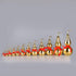 BRABUD Chinese Feng Shui Alloy Gourd Statue Gold Wu Lou Figurine Good Luck Wealth Peaceful Home Decoration Collectible (6.3'') ZD081...