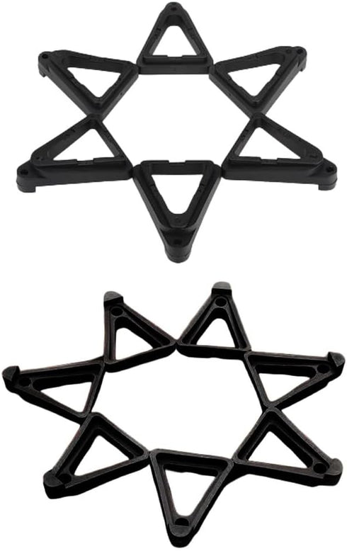 12pcs Plant Pot Feet, Invisible Flower Pot Risers Triangle Toes Pot Lifters Supports for Indoor Outdoor Gardening Plant Container Small to Large F...