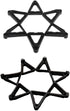 12pcs Plant Pot Feet, Invisible Flower Pot Risers Triangle Toes Pot Lifters Supports for Indoor Outdoor Gardening Plant Container Small to Large F...
