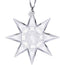 XIANGBNA 125 Annual Edition Christmas Crystal Star Snowflake Ornaments (125 Colorful) (125 Clear)...