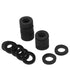 30 PCS Rubber Washers Seals Shower Hose Washers 1/2 Inch Black Flat Rubber Washers Assortment Kit Tap Sealing Rings Rubber Hose Washer for Hose Co...
