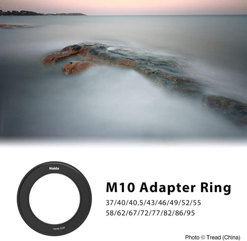 Haida Filter Adapter Ring Aluminum Alloy Material Camera Lens and Filter Holder Connector 37mm to 95mm for M10, M10-II Filter Holder (52mm)...