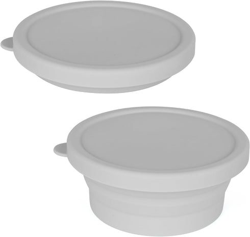 Collapsible Food Storage Containers BPA Free Collapsible Bowls for Camping Hiking Backpacking Travel Microwave, Dishwasher and Freezer Safe Foldab...