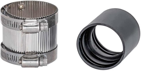 Eastman 1-1/2 Inch No-Hub Coupling with Stainless Steel Clamps, 43401...