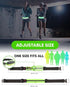 VILA&PE LED Reflective Running Belt Pouch with USB Rechargeable Light, Reflective Running Gear for Men, Women,Phone Holder for Runners,Visibility ...