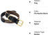 Mile High Life | Genuine Leather Dog Collar | Heavy Duty Canvas Dog Collars with Adjustable Rust-Proof Metal Pin Buckle | Boy Dog Collars for Larg...