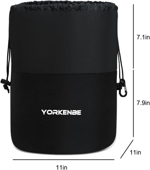 Camping Cookware Mess Kit Bag, High Capacity Camping Tableware Storage Bag, Drawstring Heavy Duty Water Resistant Cookware Organizer for BBQ Outdo...