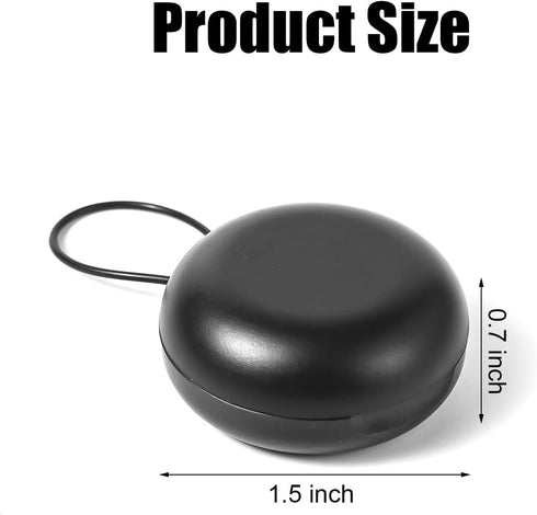 Ear Plug Carrying Cases, Portable Storage Box with Travel Keychain, Earbud Organizer Earplug Case Small Storage Case for Travel (Black)...