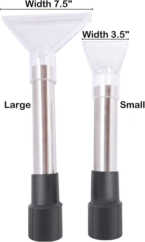 Shop Vac Extractor Attachment for Upholstery & Carpet Cleaning Accessory Hand Wand with Viewing Head Auto Detailing Vacuum Head Hand Tool for Truc...