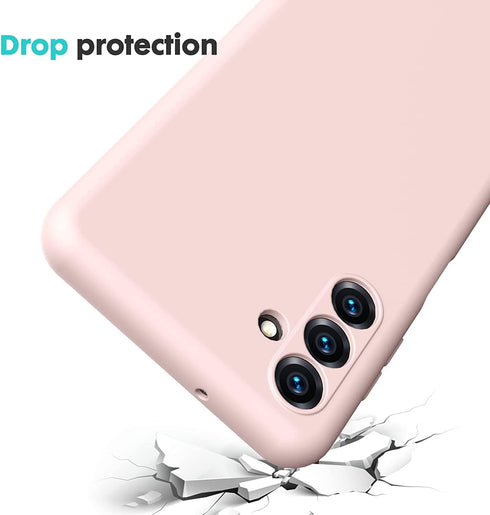 Samsung Galaxy A13 5G (Not for 4G) Case, Liquid Silicone Case with Microfiber Lining Thickening Shockproof Design Soft Gel Rubber Phone Case Cover...
