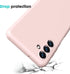Samsung Galaxy A13 5G (Not for 4G) Case, Liquid Silicone Case with Microfiber Lining Thickening Shockproof Design Soft Gel Rubber Phone Case Cover...