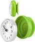 Ciglow Mini Waterproof Clock Electronic, Sucker Wall Clock Portable Bathroom Shower Clock Water.(Green)...