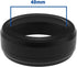 Lens Hood with Adapter Ring Compatible with Fujifilm X100V X100 X100S X100T X100F X70 Camera 49mm Filters Reduce Lens Flare Aluminum Alloy Black...