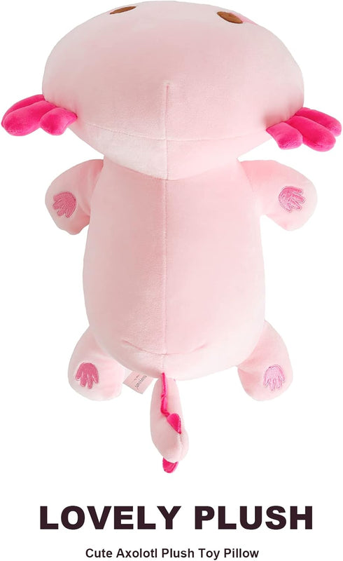 Onsoyours Cute Axolotl Plush, 19" Soft Large Stuffed Animal Salamander Big Plush Pillow, Kawaii Plushie Toy for Kids (Pink Axolotl A, 19")...