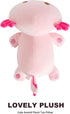 Onsoyours Cute Axolotl Plush, 19" Soft Large Stuffed Animal Salamander Big Plush Pillow, Kawaii Plushie Toy for Kids (Pink Axolotl A, 19")...