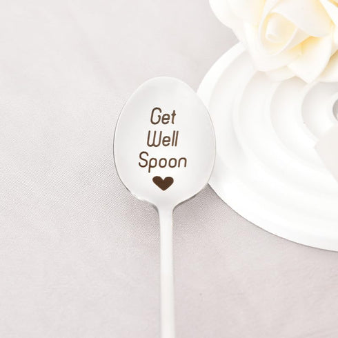 Get Well Soon Gifts Spoon for Best Friend Friendship Gifts for Girls Boys Inspirational Cheer Up Gifts for Daughter Sister Surgery Recovery Gifts ...