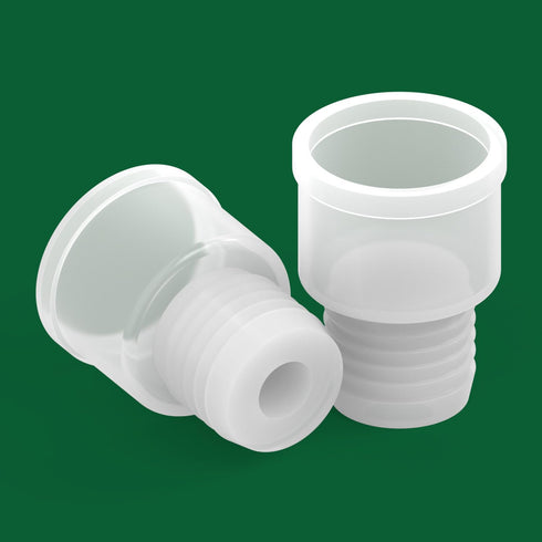 Silicone Lab Stopper, 24# Leak-Proof Lab Stopper for Labware with 24/40 Outer Joint, Versatile Laboratory Supplies, 10pcs in Total...