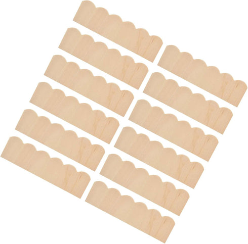 Dollhouse Wooden Shingle, Stable Structure Dollhouse Roof Shingle for 1/12 Scale Doll House for Dollhouse...