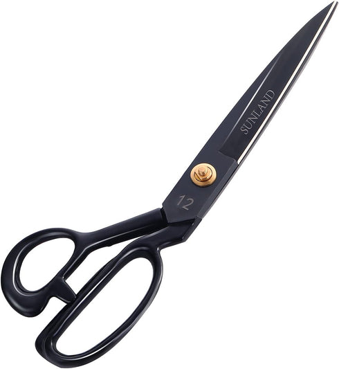 SUNLAND Professional Tailor Scissors Heavy Duty Tailor Shears for Costume Designer Dressmaker Sewing Fabric Black...