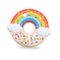 Rainbow Donut Sensory Chew Teether for Boys and Girls,Food Grade Silicone Safety Chewy Teething Toy for Kids with Autism, ADHD,Oral Motor,Teething...