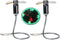 DECVO USB LED Clock Fan 90mm USB-Powered Portable Mobile USB Fan with Clock, LED Light Time (2 PACK)...