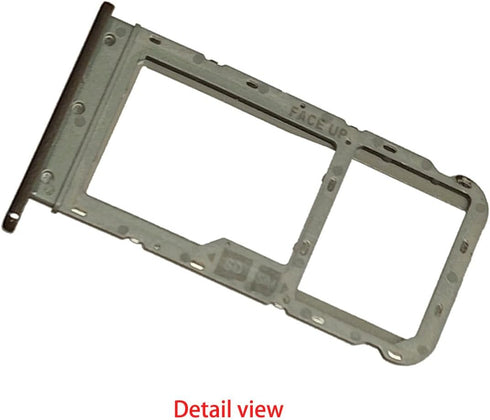 Moto G Fast Replacement SIM Card Tray Holder Parts for Moto-rola Moto G Fast XT2045 XT2045-3 6.4 Inches (Silver Color)......