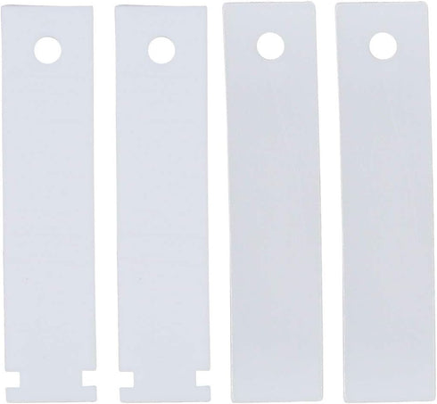 ApplianPar 2 Pack WE1M504 Dryer Front Drum Glide kit and 2 Pack WE1M1067 Dryer Bearing Slides for GE Hotpoint WE1M333 AP3206716