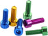4 Pcs M5x15MM Water Bottle Cages Aluminum Alloy Bicycle Water Bottle Cage Hex Bolts Inner Rack Hexagon Screws Bike Accessories(Red)...