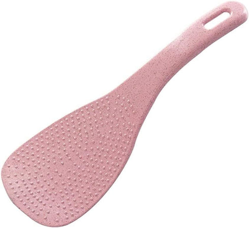 Pink Wheat Straw Rice Paddles, Non-Stick Rice Scoopers Durable Rice Spoons, Cooking Spatulas Creative Dinnerware Kitchen Accessories, Home and Kit...