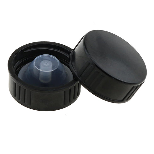 12PCS 28mm Bakelite Cap Phenolic Resin Cap Black Polyethylene Sealing Screw Suitable for Food and Cosmetics and Pharmaceutical Hard and Soft Packa...