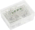 50 Pieces Upholstery Tacks, Twist Pins for Slipcovers and Bedskirts Clear Head Screw Nail Spiral Bed Skirt Pins...