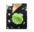 Pingyongchang Rose Hairpin Flamenco Dancer pin Flower Brooch, Brooch Hairpin use Rose - Black...
