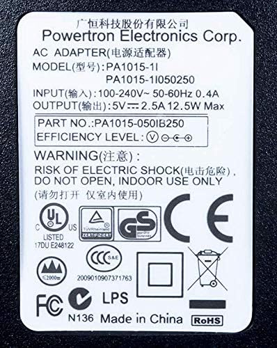 Digilent 5V 2.5A Switching Power Supply...