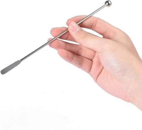20 pcs Stainless Steel Coffee Beverage Stir Sticks Cocktail Stirrers Drink Swizzle Stick 7.4" Swizzle Stick Picks Tools...