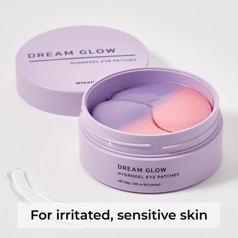 Dream Glow Under Eye Patches | Anti-Aging Eye Treatment Gel Masks With Vegan Collagen & Bakuchiol | Under Eye Masks For Dark Circles and Puffiness...