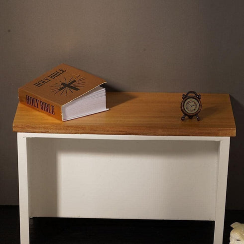 Brown Mini Bible Pocket Book Dollhouse Miniature Book Bookshelf Bedroom Library Accessories?Dollhouse Furniture, Miniature Dollhouse Accessories,D...