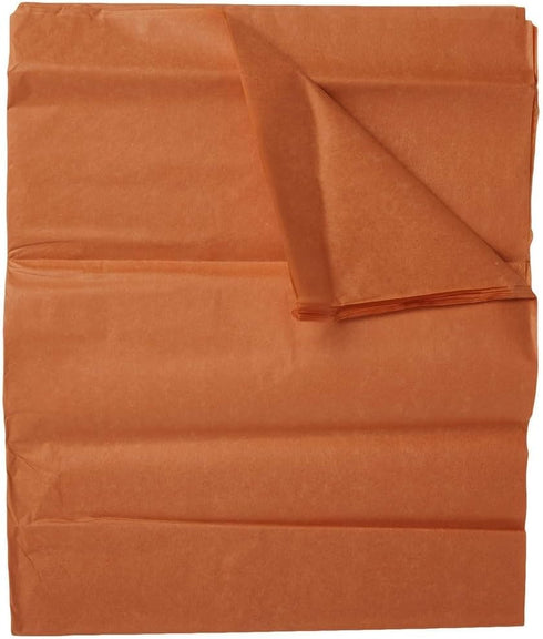 Solid Orange Tissue Sheets - 20" x 26", 10 Count - Perfect Colorful Gift Wrapping & Craft Supplies...
