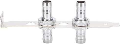 Hose Connectors for Computer Water Cooling System, G1/4 Thread Fitting Direct Hose Connection Connector for Computer Water Cooler System Water Coo...