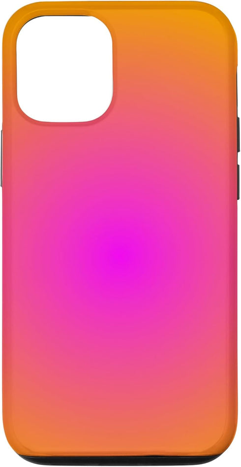 iPhone 14 Cute Swirl Aura Cool print Hot Pink Orange Aesthetic Case...